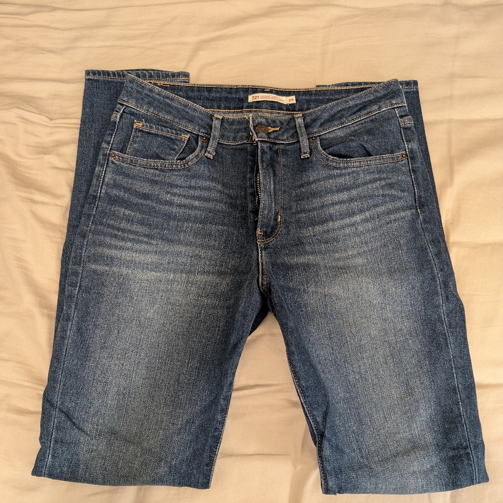 Levi's high rise skinny jeans